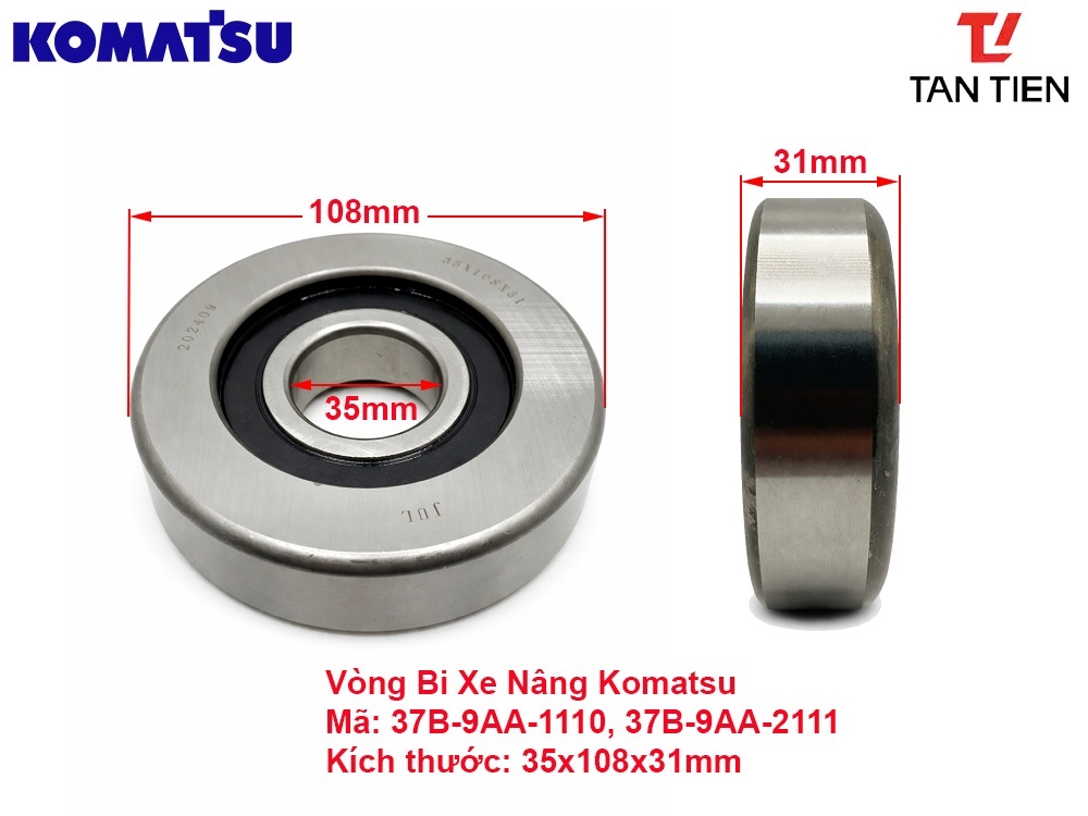 Vòng bi Komatsu 35x108x31